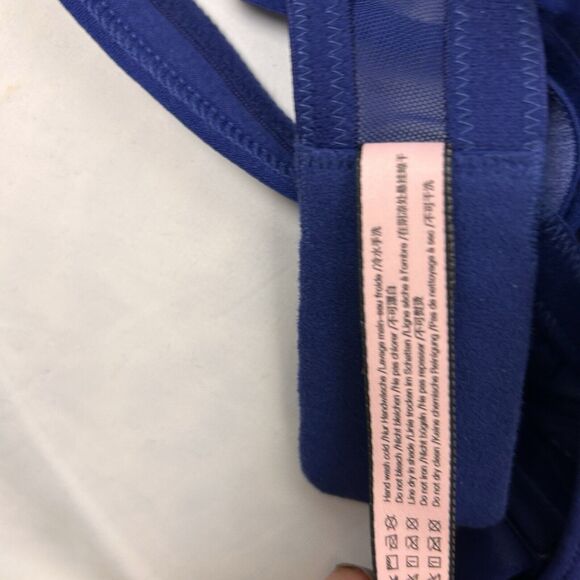 DOBREVA Women's Balconette Bra Starshine Blue Lace Underwire 34D Lightly Padded - Picture 6 of 7